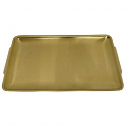 Brushed Gold Amenities Tray (L)