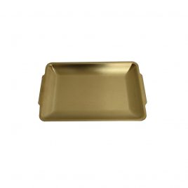 Brushed Gold Amenities Tray (S)