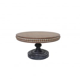 Turned Wood Cake Stand