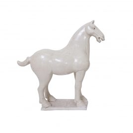 White Ceramic Horse
