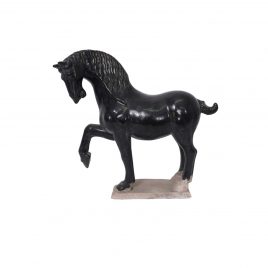 Blue Ceramic Horse
