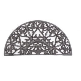 Cast Iron Half Round Doormat /พรมเช็ดเท้าเหล็กหล่อครึ่งวงกลม