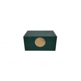 Lacquer Mallard Green Painted Box (S)/กล่องเพ้นท์แล็กเกอร์สีเขียว(S)