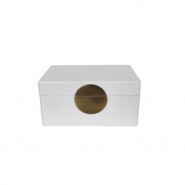 Lacquer Snow White Painted Box (S)/กล่องเพ้นท์แล็กเกอร์สโนว์ไวท์ (S)