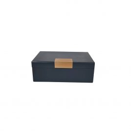 Lacquer Anchor Blue Painted Box (L)/กล่องเพ้นท์แล็กเกอร์ สีน้ำเงิน (L)