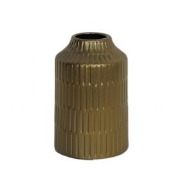 Dandilion gold ceramic Vase/แจกันเซรามิกสีทอง