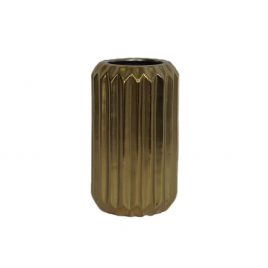Dijon Gold Ceramic Vase (L)/แจกันเซรามิกสีทอง