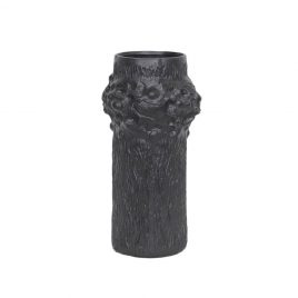 Textured Black Ceramic Umbrella Holder/ที่ใส่ร่ม เซรามิกสีดำ