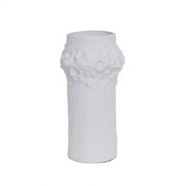 Textured White Ceramic Umbrella Holder/ที่ใส่ร่มเซรามิกสีขาว