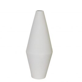 Janpandi White Ceramic Vase แจกันเซรามิคสีขาว