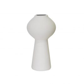 Janpandi White Ceramic Vase แจกันเซรามิกสีขาว