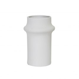 Janpandi White Ceramic Vase แจกันเซรามิกสีขาว