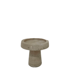 Natural Lime Stone Candle Holder เชิงเทียนหินปูน