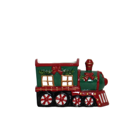 Christmas Train Ceramic รถไฟคริสมัสเซรามิก
