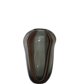 Sugar Moyen Deco Blown Glass Vase แจกันแก้วเป่า
