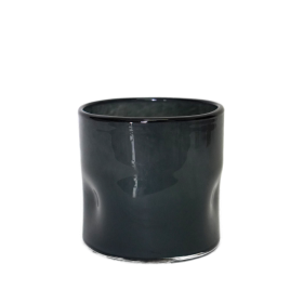 Pebble Cylinder Glass Vase แจกันแก้วทรงกระบอก