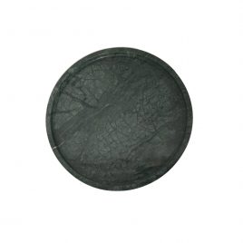 Green Round Marble Tray (S) ถาดหินอ่อนกลมสีเขียว(เล็ก)