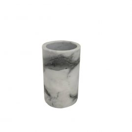 Gray Marble Cup ที่วางแปรงสีฟันหินอ่อน สีเทา