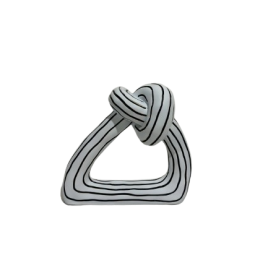 Black & White Resin Knot (S) ปมเรซินขาวดำ
