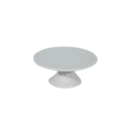 White Ceramic Cake Stand พานเค้กเซรามิกสีขาว ขนาดเล็ก