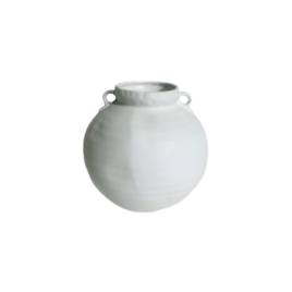 Moon Ceramic Jar แจกันเซรามิกสีขาว