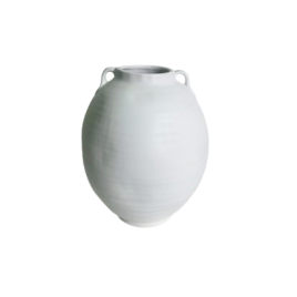 Sun Ceramic Jar แจกันเซรามิกสีขาว