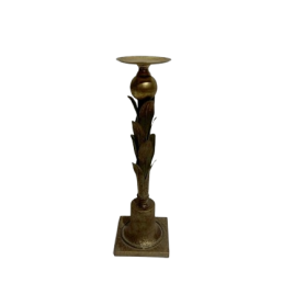 Golden Vine Candle Stick เชิงเทียนสีทองประดับด้วยใบไม้สีทอง