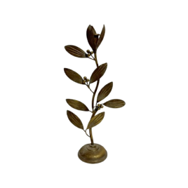 Golden Plant Candle Stick เชิงเทียนสีทองสไตล์วินเทจ