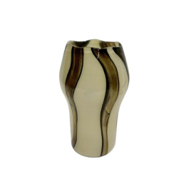 Ribbon Sculpture Glass Vase แจกันแก้วลายริบบิ้น