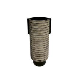 Spiral B&W Vase แจกันทรงเกลียวขาวดำ