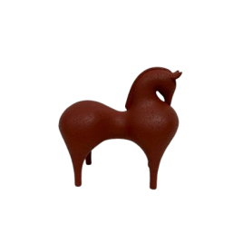 Red Nordic Resin Horse (S) ม้าเรซินนอร์ดิกสีแดง