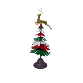Raindeer Metal Christmas Tree   ต้นคริสต์มาสโลหะรูปกวางเรนเดียร์